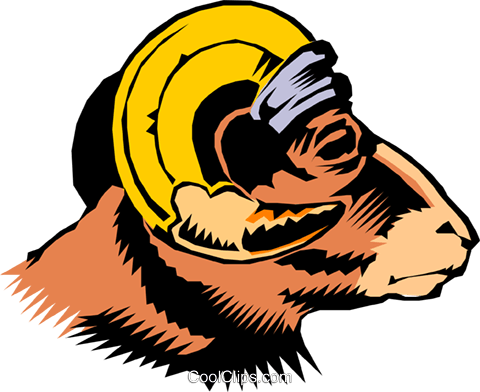 Cartoon Goat Head With Pencil Horns Royalty Free Vector - Cartoon Goat Head With Pencil Horns Royalty Free Vector (480x392)