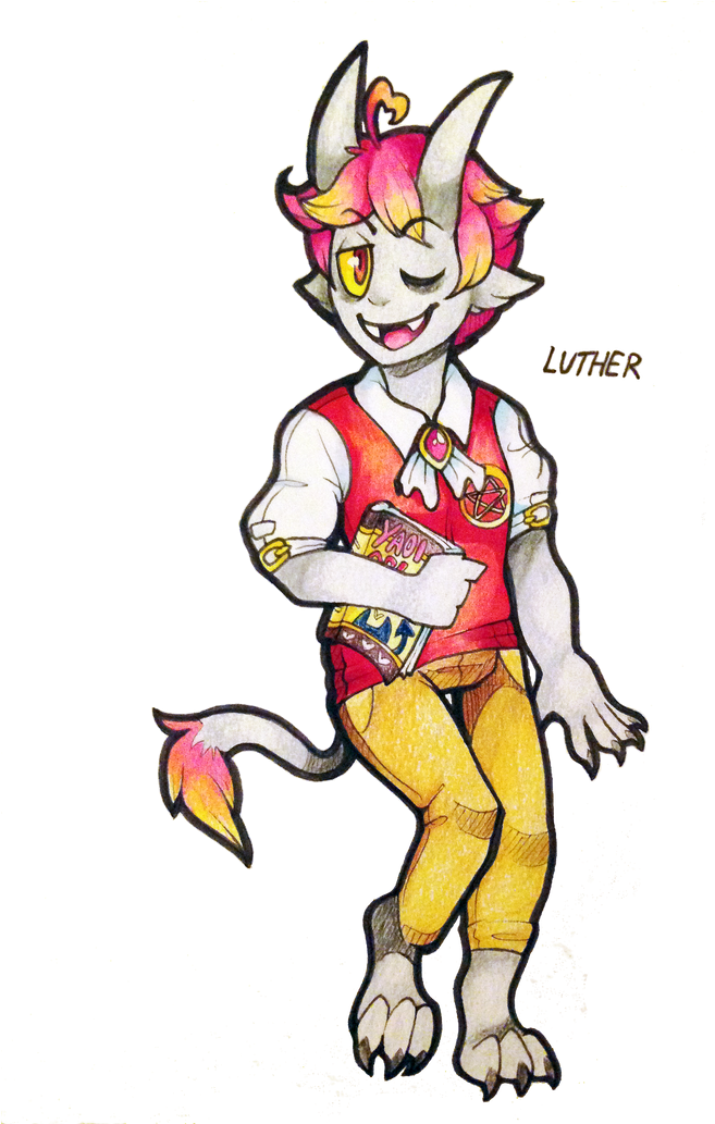 [oc] Luther- A Goat Demon By G00drah - [oc] Luther- A Goat Demon By G00drah (774x1032)