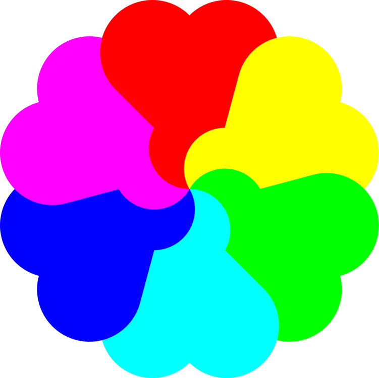 Coloring Book Computer Icons Rainbow Heart - Coloring Book Computer Icons Rainbow Heart (751x750)