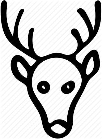 Download Free Png Animal, Christmas Deer, Deer, Deer - Download Free Png Animal, Christmas Deer, Deer, Deer (400x544)