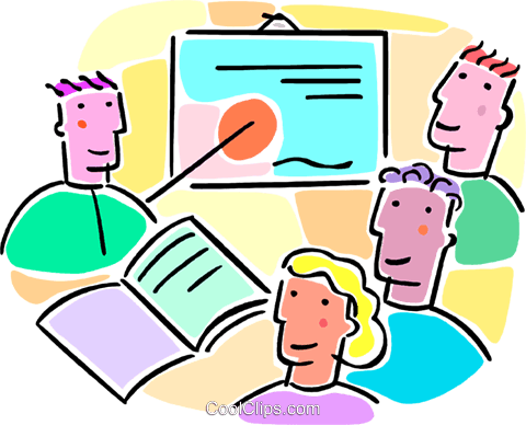 Students In A Classroom Royalty Free Vector Clip Art - Students In A Classroom Royalty Free Vector Clip Art (480x388)