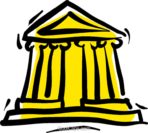 Financial Institution Royalty Free Vector Clip Art - Financial Institution Royalty Free Vector Clip Art (480x432)