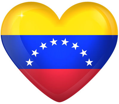 Fak3322 1 0 Venezuela Large Heart Flag By Fak3322 - Fak3322 1 0 Venezuela Large Heart Flag By Fak3322 (399x350)