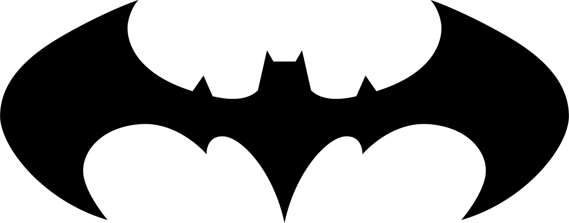 Batman Silhouette Logo - Batman Silhouette Logo (1132x445)