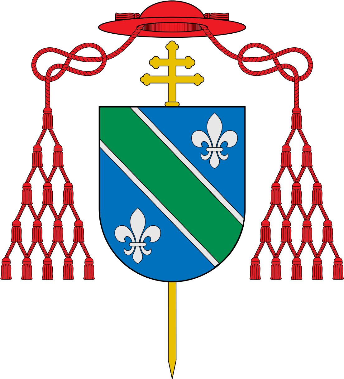 Blazon Coat Almo Arms Capranica Cardinal Of Clipart - Blazon Coat Almo Arms Capranica Cardinal Of Clipart (1150x1226)