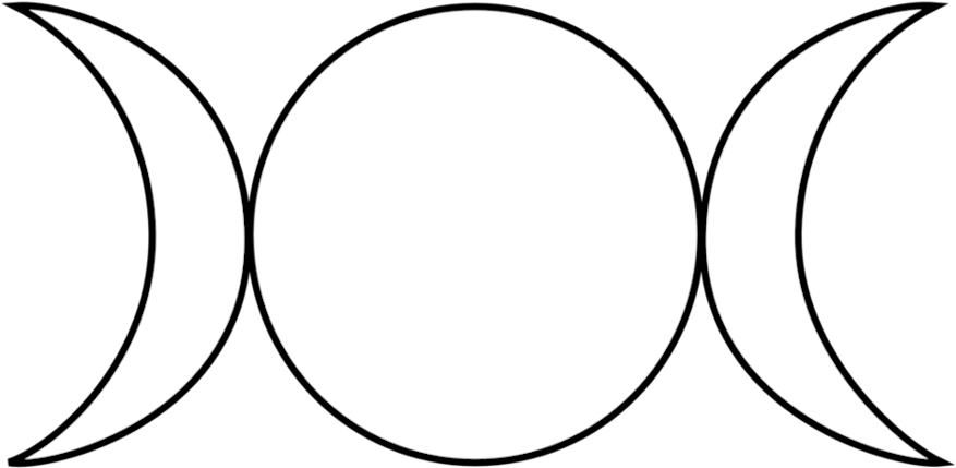 Triple Goddess Design Clipart Triple Goddess Wicca - Triple Goddess Design Clipart Triple Goddess Wicca (900x463)