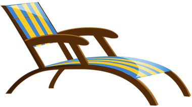 Beach Chair Clipart 70907 Beach Lounge Chair Umbrella - Beach Chair Clipart 70907 Beach Lounge Chair Umbrella (400x400)