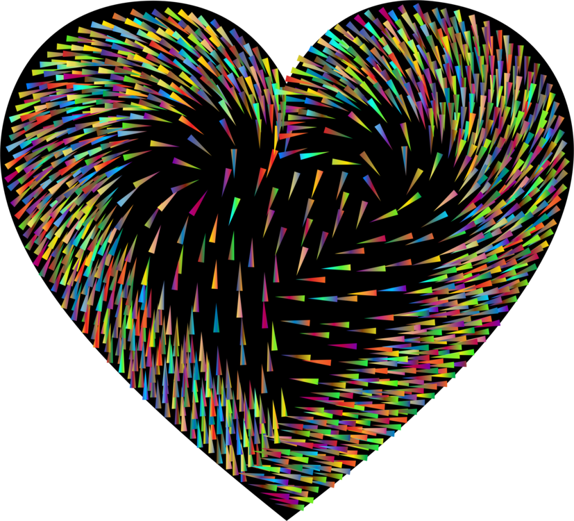 Line Heart - Line Heart (827x750)