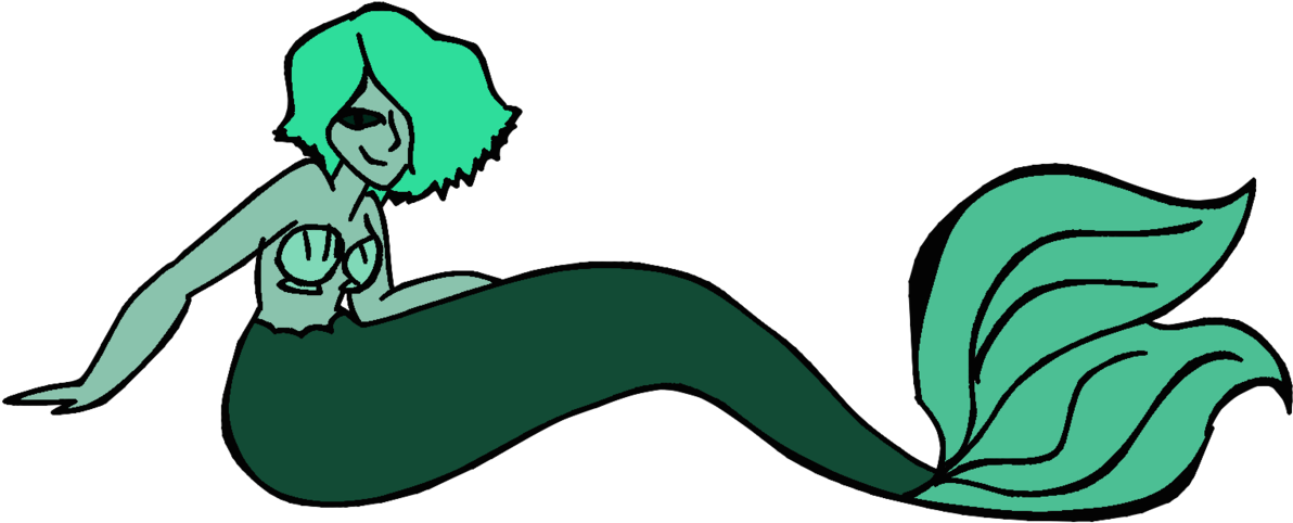 Frankenstein Transparent Mermaid - Frankenstein Transparent Mermaid (1382x578)