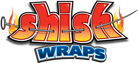 Shish Wraps A Logo, Monogram, Or Icon Draft - Shish Wraps A Logo, Monogram, Or Icon Draft (500x249)