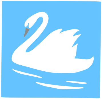 Clipart Swan Outlined - Clipart Swan Outlined (420x420)