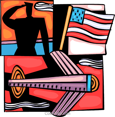 Marine Saluting The Flag With Fighter Jet Royalty Free - Marine Saluting The Flag With Fighter Jet Royalty Free (471x480)