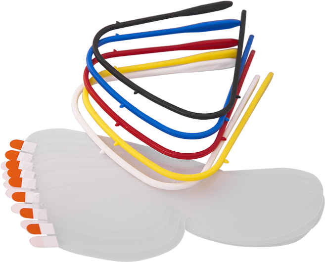 05td0204, Clear Vision Frame Mixed Colours - 05td0204, Clear Vision Frame Mixed Colours (800x800)