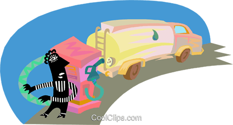Gasoline Fill Up Royalty Free Vector Clip Art Illustration - Gasoline Fill Up Royalty Free Vector Clip Art Illustration (480x258)