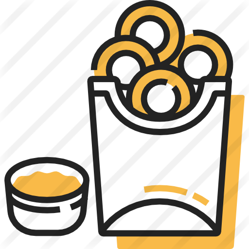 Onion Rings Free Icon - Onion Rings Free Icon (512x512)