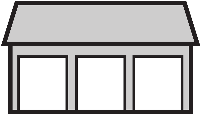 3 Car Garage - 3 Car Garage (1100x611)
