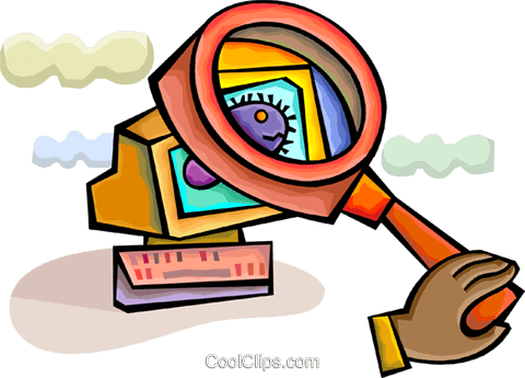 Computer Viruses Royalty Free Vector Clip Art Illustration - Computer Viruses Royalty Free Vector Clip Art Illustration (480x345)