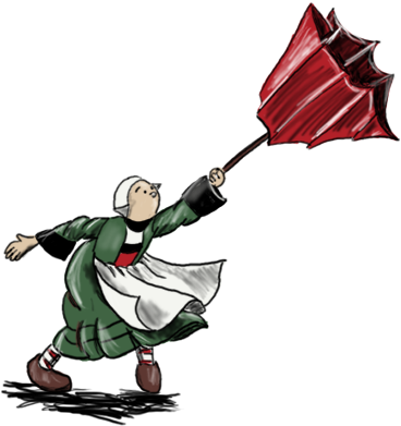 Bécassine And Umbrella - Bécassine And Umbrella (400x400)
