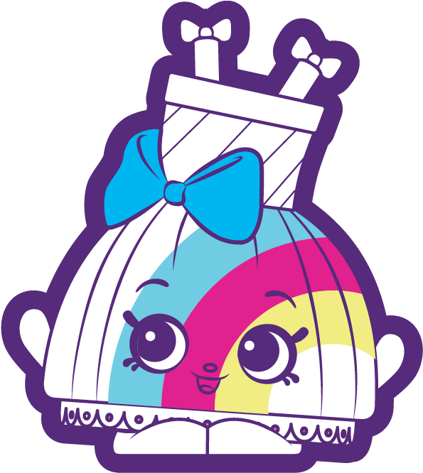 Shopkins Season 9 Celeste Rainbow Dress - Shopkins Season 9 Celeste Rainbow Dress (834x834)