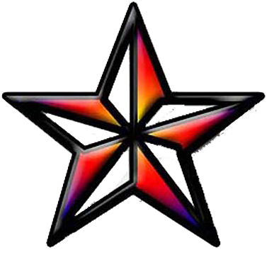 Download Nautical Star Tattoos Free Png Transparent - Download Nautical Star Tattoos Free Png Transparent (400x394)
