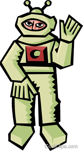 Space Astronaut Royalty Free Vector Clip Art Illustration - Space Astronaut Royalty Free Vector Clip Art Illustration (264x480)