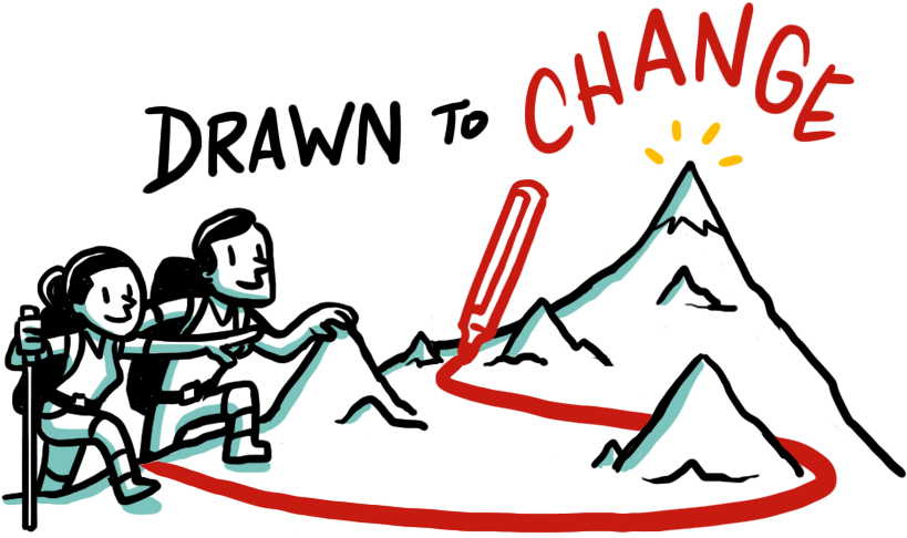 We Draw Words, Ideas, And Stories To Change The Way - We Draw Words, Ideas, And Stories To Change The Way (871x531)