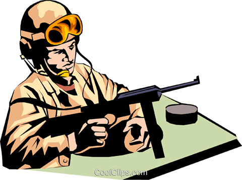 Military Man Royalty Free Vector Clip Art Illustration - Military Man Royalty Free Vector Clip Art Illustration (480x357)