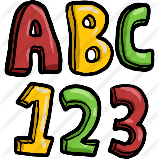 Abc 123 Clip Art - Abc 123 Clip Art (512x512)