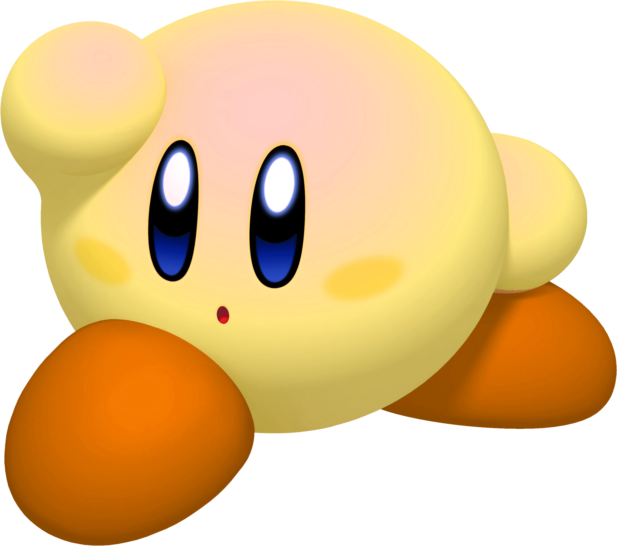 Yellow Kirby - Yellow Kirby (2659x2399)