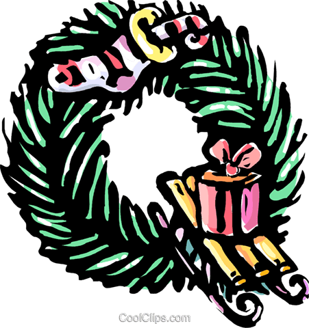 Festive Letters Royalty Free Vector Clip Art Illustration - Festive Letters Royalty Free Vector Clip Art Illustration (451x480)