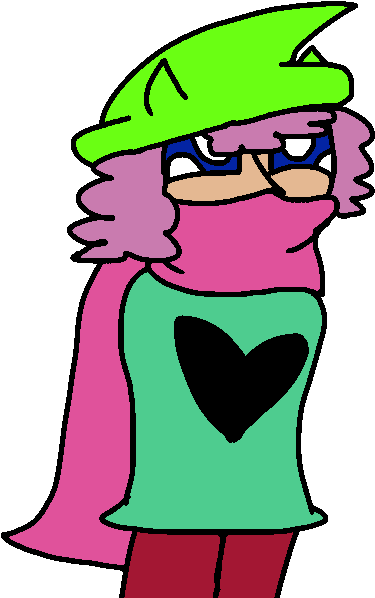Kirby Boy As Ralsei By Astrocrushing - Kirby Boy As Ralsei By Astrocrushing (602x616)