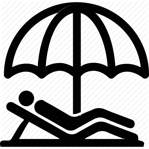 Lying Male Umbrella Icon - Lying Male Umbrella Icon (512x512)