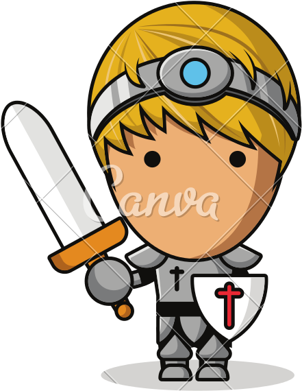 Regular Knight Illustration Icon - Regular Knight Illustration Icon (800x800)