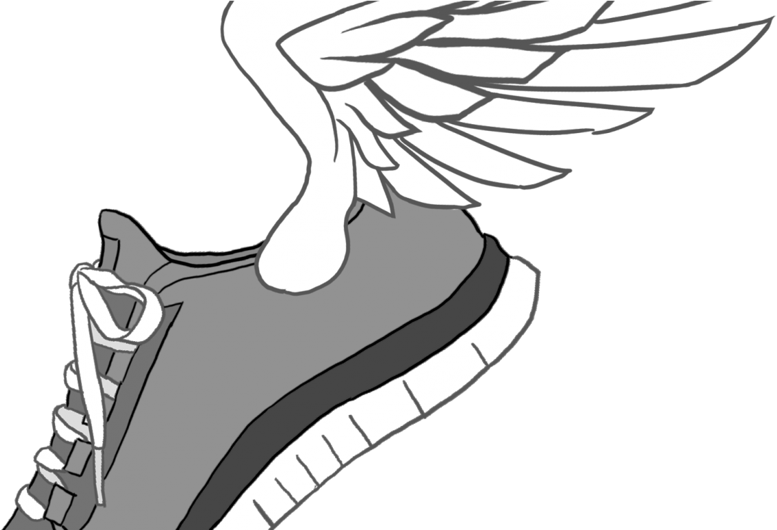 Running Shoe With Wings - Running Shoe With Wings (1366x768)