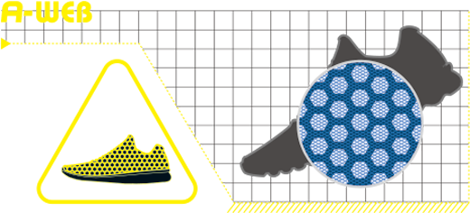 The A Web Upper Boasts A 360 Degree Coherent Heat Ventilation - The A Web Upper Boasts A 360 Degree Coherent Heat Ventilation (520x236)