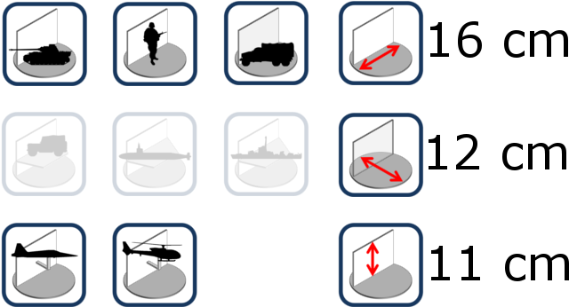 1 X Rear Wall Round With Milled Stars & Stripes 1 X - 1 X Rear Wall Round With Milled Stars & Stripes 1 X (800x400)