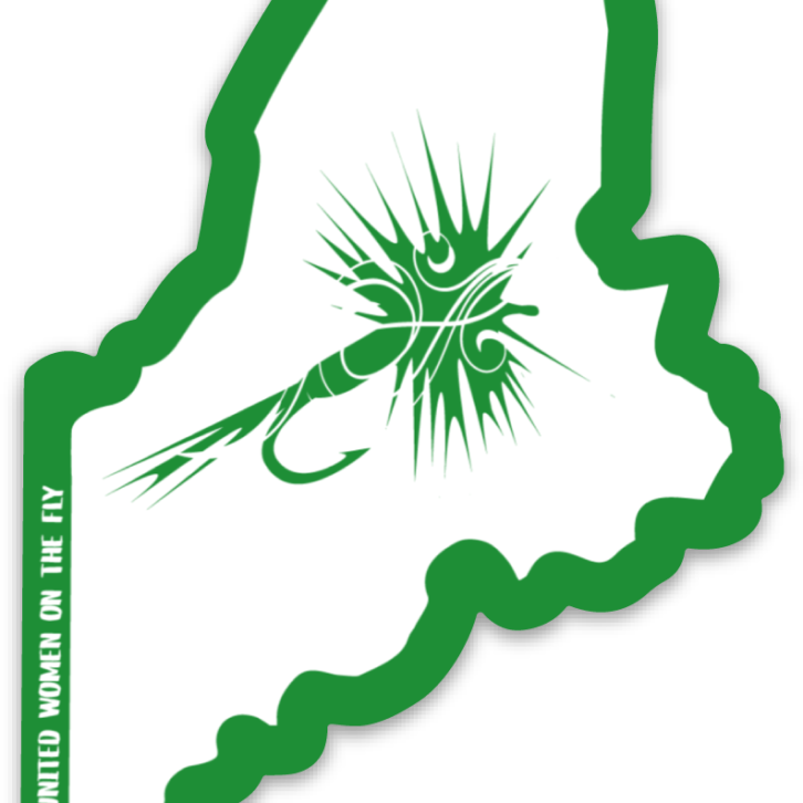 Uwotf Maine State Sticker - Uwotf Maine State Sticker (726x726)