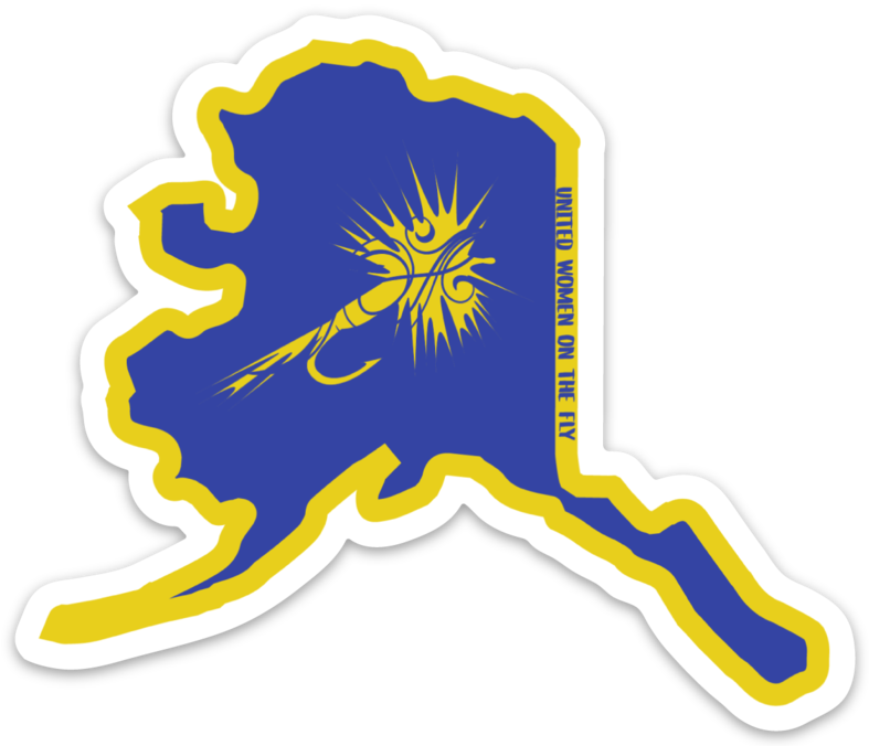 Uwotf Alaska State Sticker - Uwotf Alaska State Sticker (787x676)