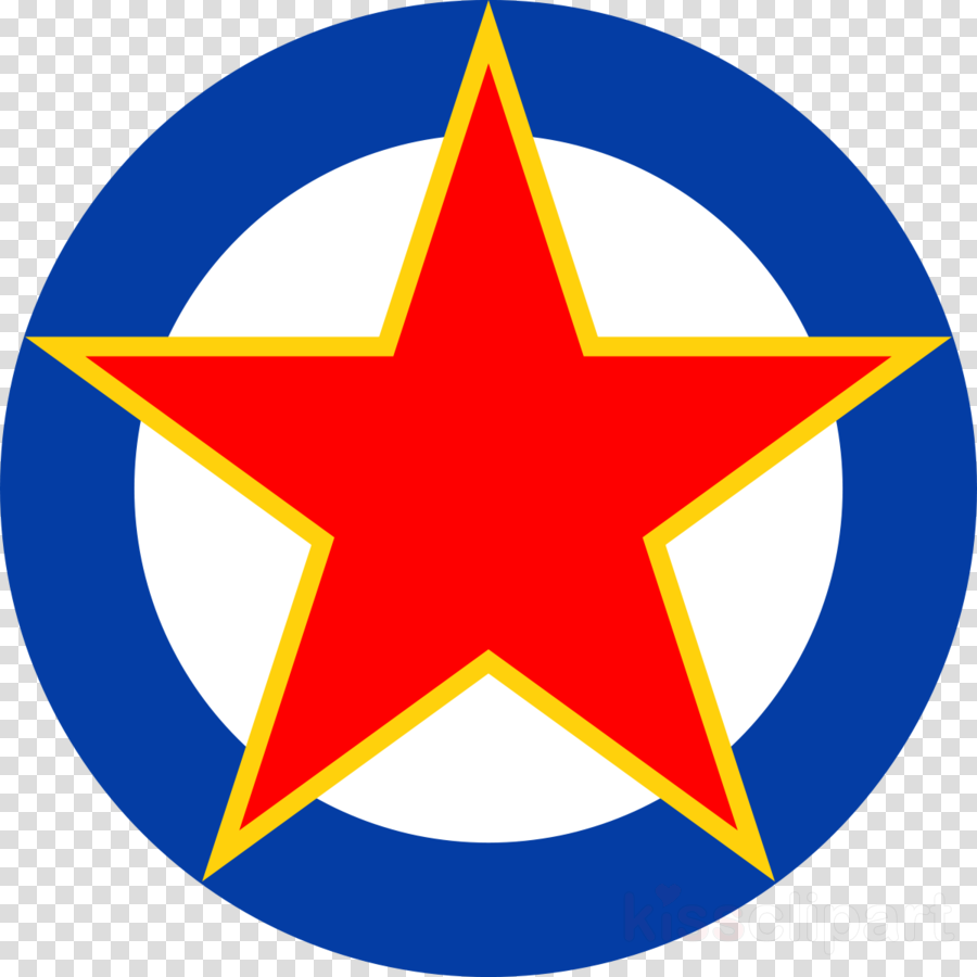 Yugoslav Air Force Roundel Clipart Socialist Federal - Yugoslav Air Force Roundel Clipart Socialist Federal (900x900)