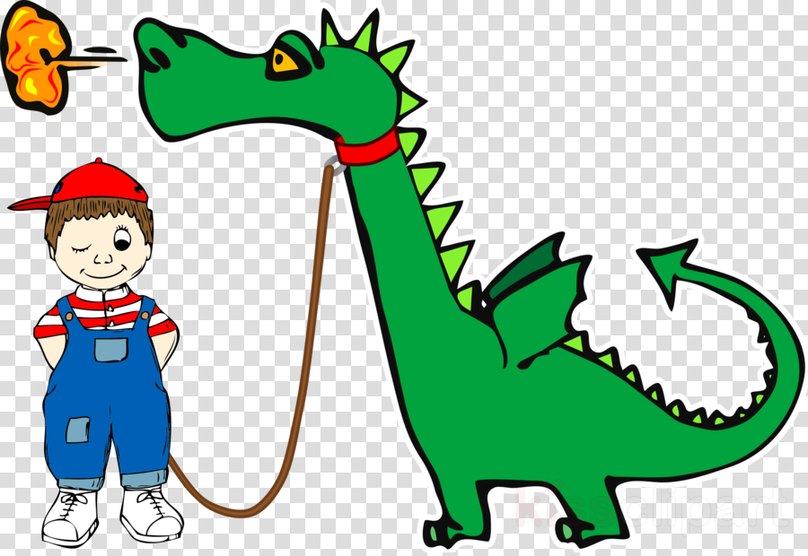 Dragon On A Leash Clipart Dragon Clip Art - Dragon On A Leash Clipart Dragon Clip Art (900x620)