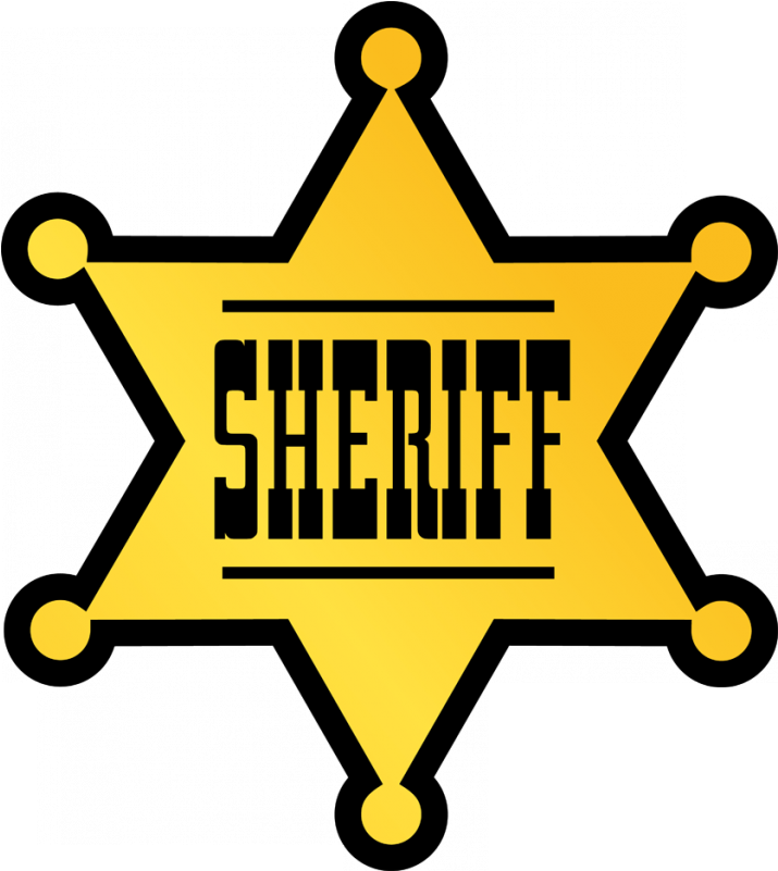 Cowboy Clipart Sheriff Badge - Cowboy Clipart Sheriff Badge (800x800)
