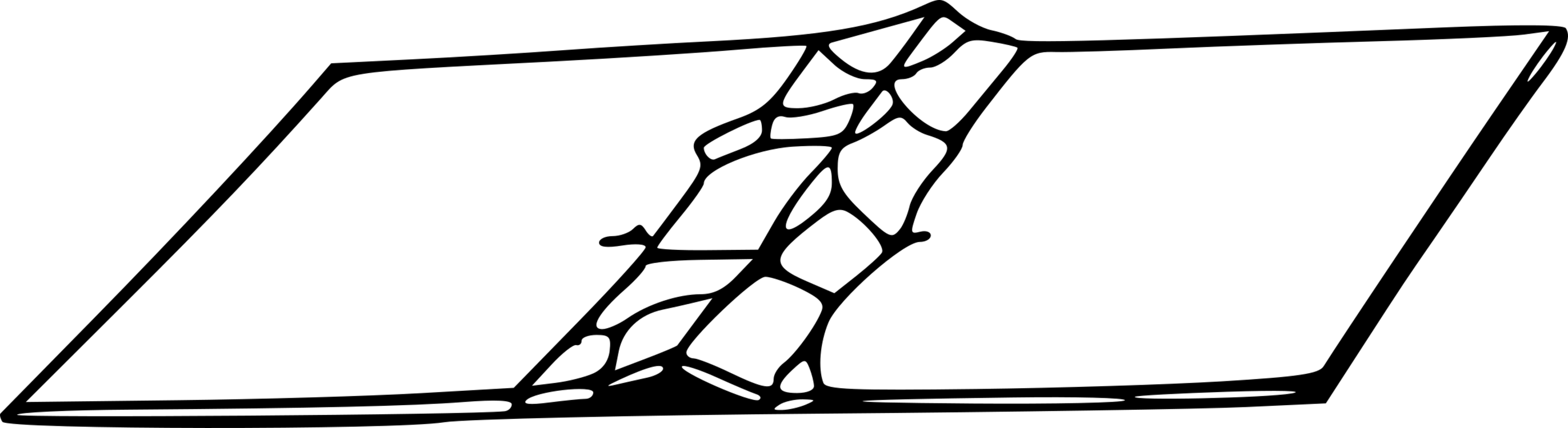 Download Computer Icons Drawing Line Art Pavement - Download Computer Icons Drawing Line Art Pavement (2744x750)