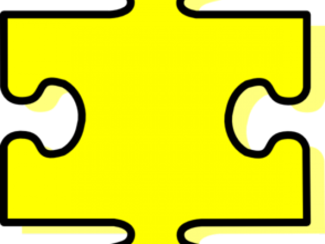 Puzzle Clipart Yellow - Puzzle Clipart Yellow (640x480)