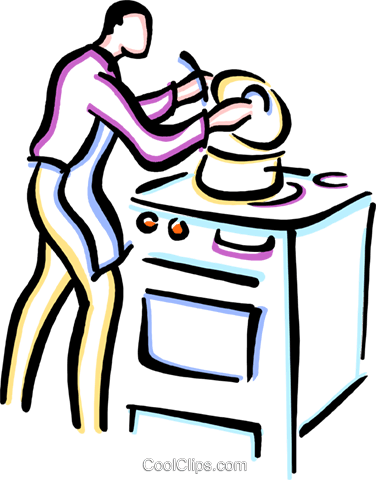 Cook Royalty Free Vector Clip Art Illustration - Cook Royalty Free Vector Clip Art Illustration (376x480)