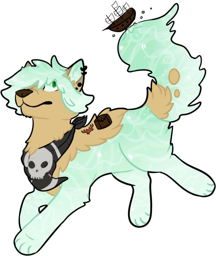 Waterdog Art By Thepotato Queen On Deviantart - Waterdog Art By Thepotato Queen On Deviantart (894x894)
