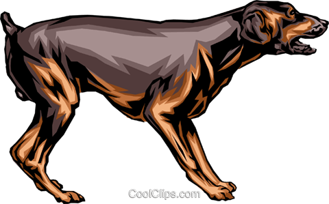 Dog Royalty Free Vector Clip Art Illustration - Dog Royalty Free Vector Clip Art Illustration (480x299)