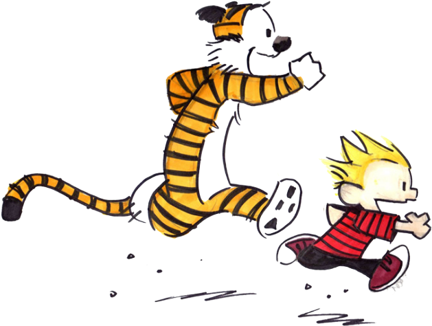 Calvin And Hobbes Clipart - Calvin And Hobbes Clipart (640x480)