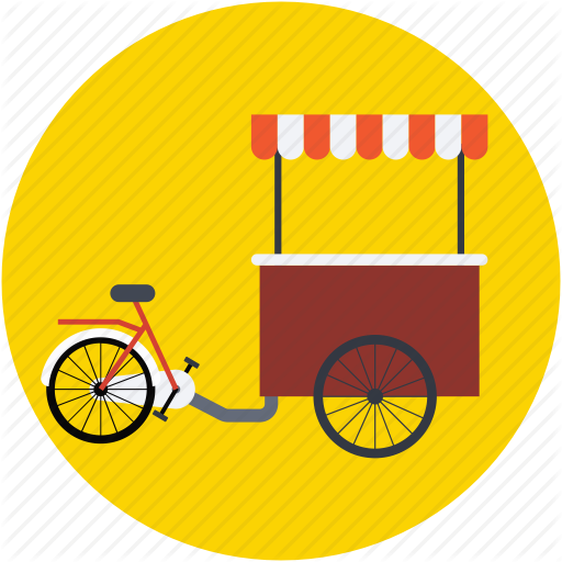 Transport By Prosymbols Food Bike Stand Ice - Transport By Prosymbols Food Bike Stand Ice (512x512)