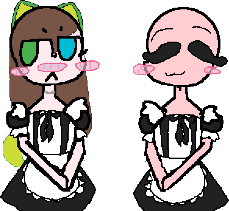 Meh In Maid Dress - Meh In Maid Dress (872x718)