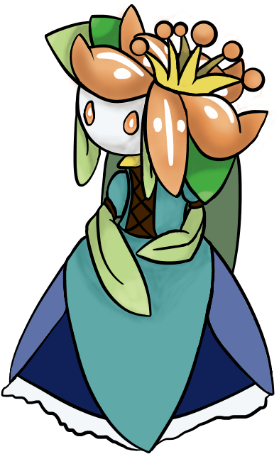 Lilligant Made A Maid By Pinkpony4 - Lilligant Made A Maid By Pinkpony4 (700x900)